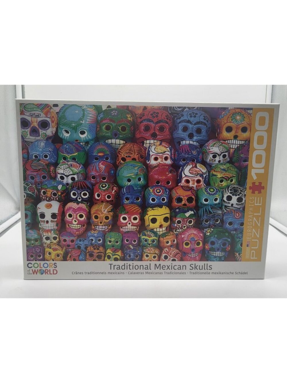 EuroGraphics Traditional Mexican Skulls 1000 Piece Jigsaw Puzzle